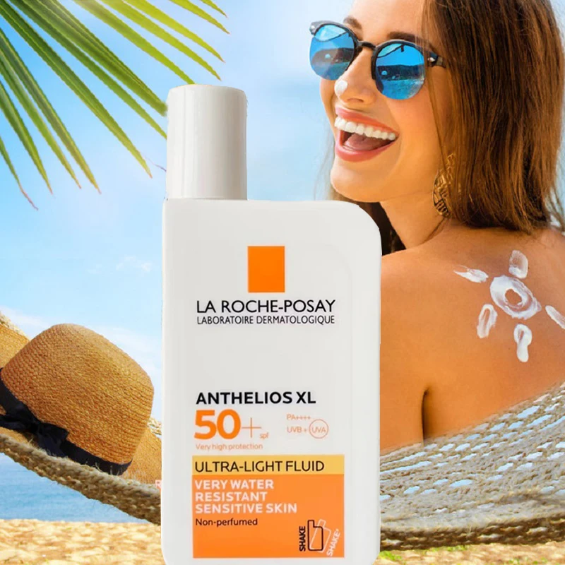 10PCS LA ROCHE Sunscreen Anthelios XL 50+SPF Fluid Body Sunscreen LA ROCHE-POSAY Sunscreen White 50ML - AliExpress