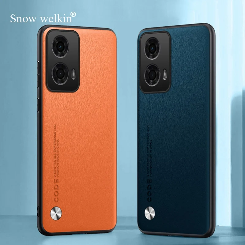 For Moto G04 G04S Luxury PU Leather Shockproof Silicone Case Cover For Motorola Moto G04 G04S 4G Back Phone Case Cover Coque 6