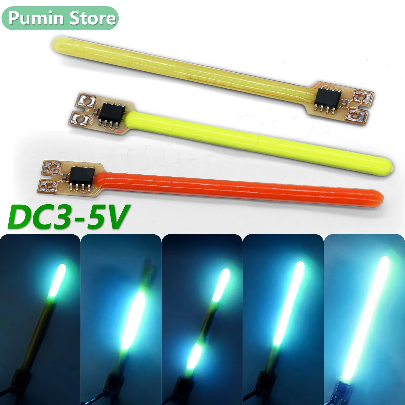 Neu 1-100 Stück 3-5V LED-Filament Meteoritenschauer Fließendes Wasser Kerzen-Edison-Glühbirne 5 Modi Weihnachtsdekorations-Glühbirne Warnlicht-Filament