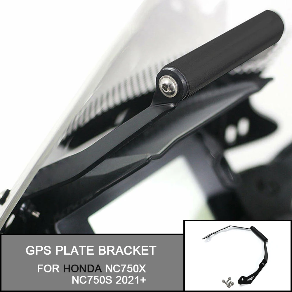 

Для Honda NC750X NC 750 S 2021 2022 2023 2024 мотоциклетный GPS смартфон ветровое стекло навигация GPS пластина Кронштейн Адаптерный держатель