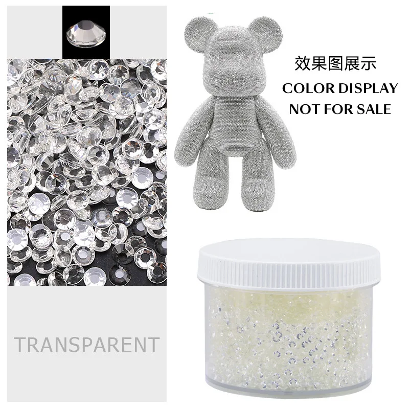 Large Box of Assorted Jelly AB Resin Non-Hot Fix Flat Back Rhinestones