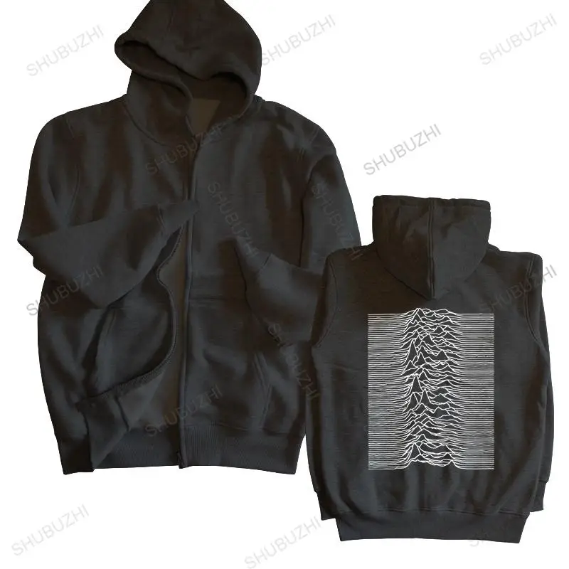 Man Joy Division Unknown Pleasures Hooded Factory Records Ian Curtis Poster Vinyl Drop Shipping Felpa Autunnale Da Uomo