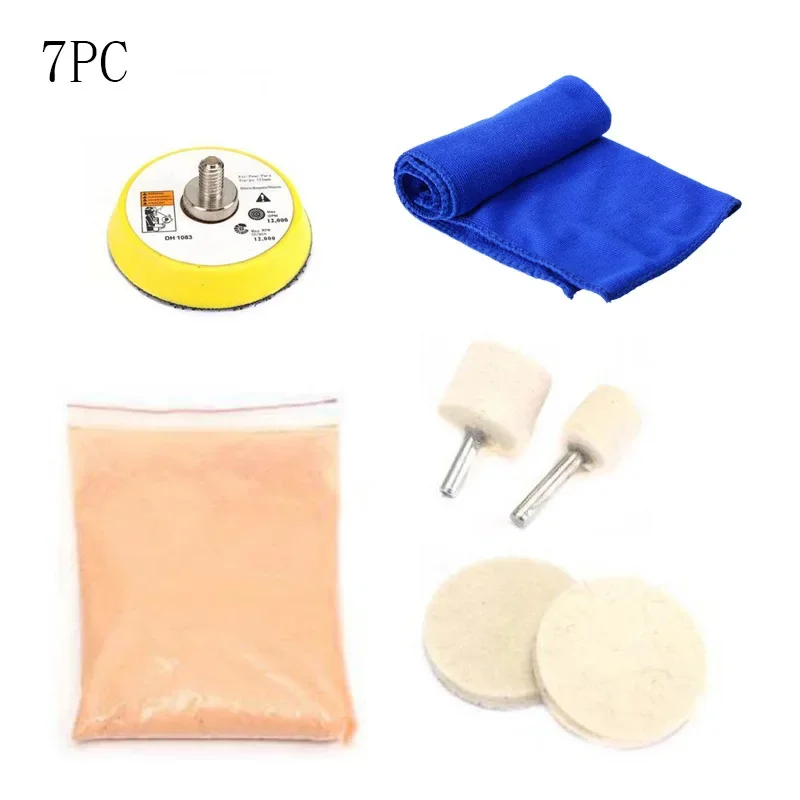 Glass Polish Cerium Oxide Powder 1/5/7/8/20/34/39PCS Car Window Polishing Mirrors Powder Glass Remove Composite Repair