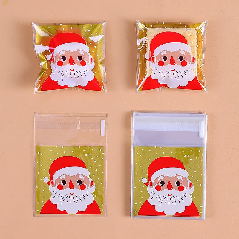 Sacchetti regalo di Natale Borsa tote con fiocco di neve alce di Babbo Natale Borse regalo per bambini Borsa impermeabile non tessuta addensata Decorazione natalizia  15