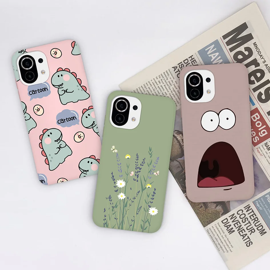 Cute Cartoon Daisy Matte Shockproof Phone Case - Elegant Protection with Casing