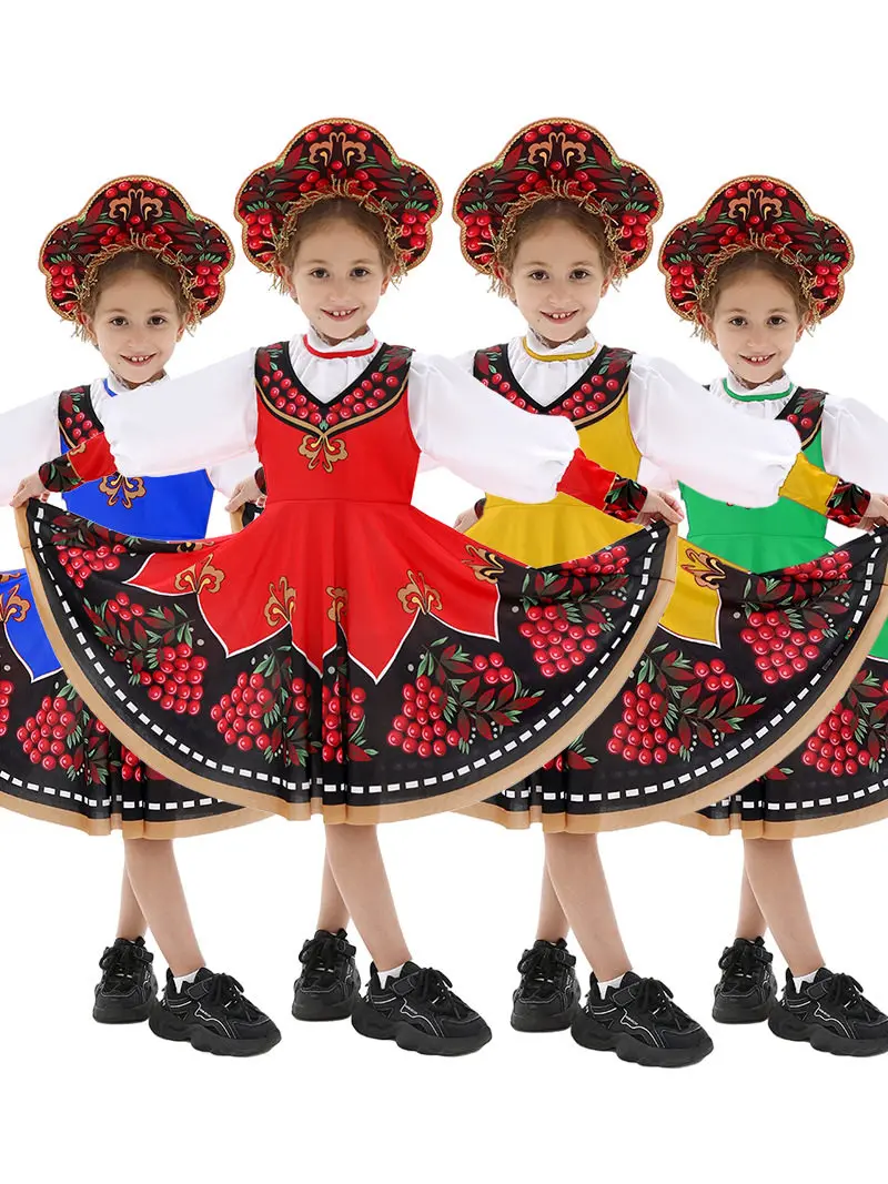 Costume Tradizionale Russo Unisex, Abito da Principessa o Principe Sarafan per Carnevale, Spettacoli Teatrali, Halloween e Cosplay - immagine 5