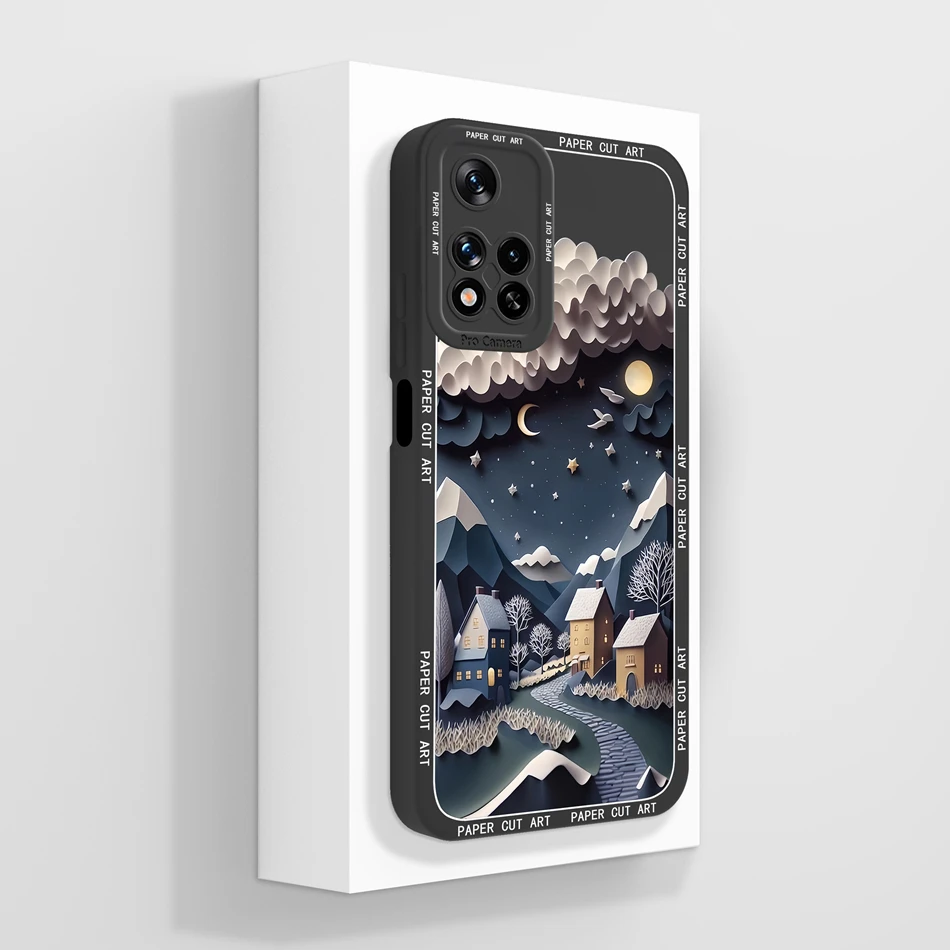 Artistic Style Full Coverage Bumper Back Cover - Soft Protector Case