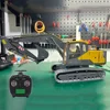 Double E EC160 RC Hydraulic Excavator 1/14 E010 Electric Modified Upgrade Hydraulic Excavator Metal Model Boy RC Car Toy 1