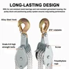 270° Rotatable Rope Pulley Block Hook Crane Heavy Duty Polyethylene Rope Pulley Hoist Manual Lifting Device 3