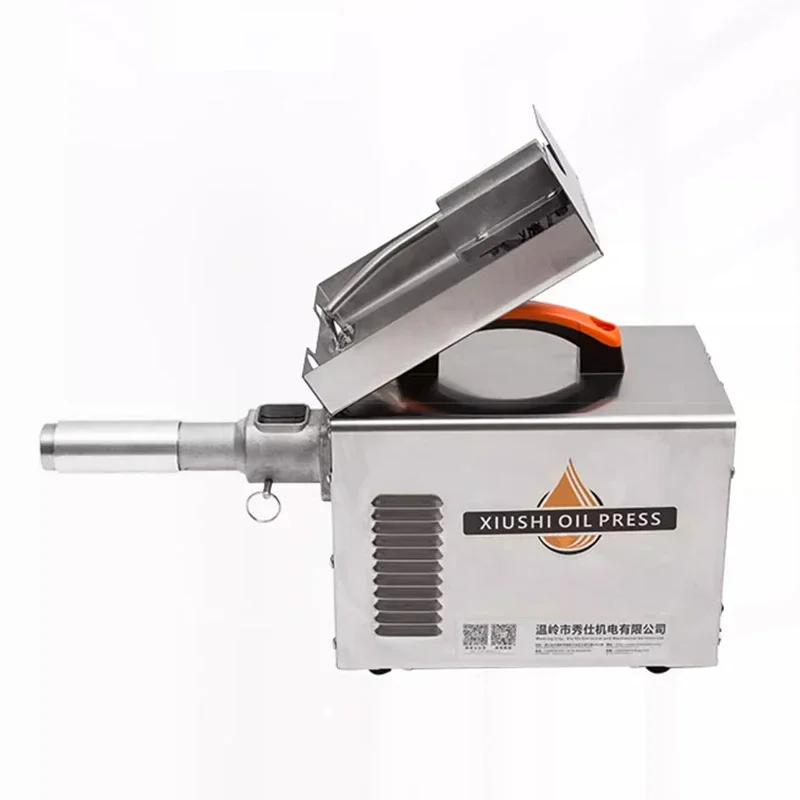 Oil Press Machine Stainless Steel Automatic Household Cold Rolling Hot Oil Press 220V Environmental Protection Saving Oil Fryer 3
