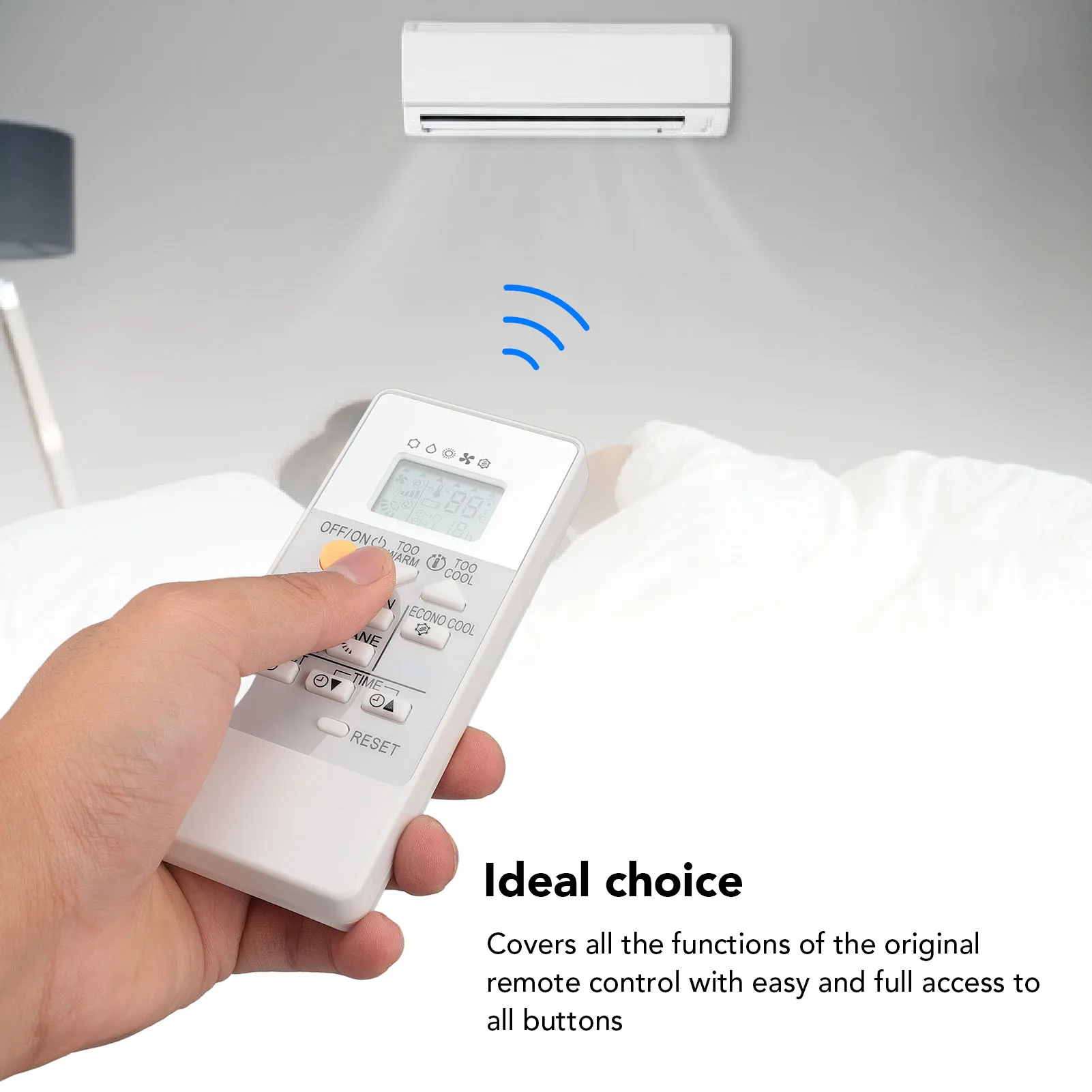 Description Picture 5 of itemRH18A Replace AC Remote Control ABS Air Conditioner Replacement Remote for MSZ HR25VF MSZ HR35VF MSZ HR42VF MSZ HR50VF