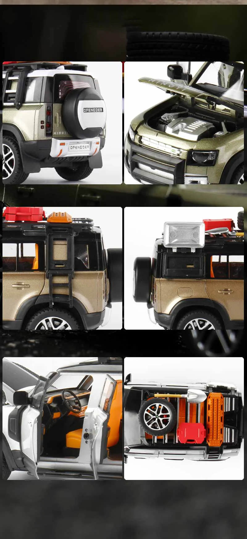 Rover Defender 1:24 Ölçekli Model Araba