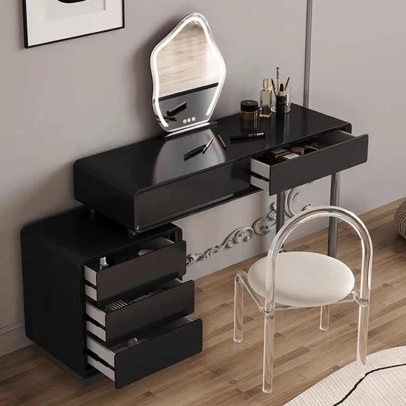 Spogliatoio Mobile Organizzare Nero Vanity Cassetti Storage Chair Make Up Table Corner Coiffeuse De Chambre Mobili Per Camere Da Letto