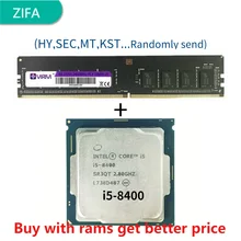 Memoria ram DDR4 4G 2400Mhz con i5 8400 2,8 GHz 9M 6 Core 6 Thread 65w LGA1151, procesador de escritorio, i5-8400