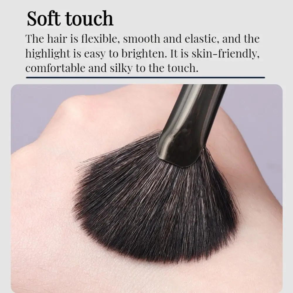 Goat Hair V Face Partial Contour Brush Makeup Tool Maquillaje Loose Powder Brush Makeup Brush Blush Brush Highlighter Brush