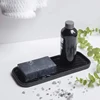 1/2pSilicone Drain Tray For Tableware Water Cup Fruit Vegetable Kitchen Sink Organizer Storage Tray Sponge Holder Soap Dispenser 3