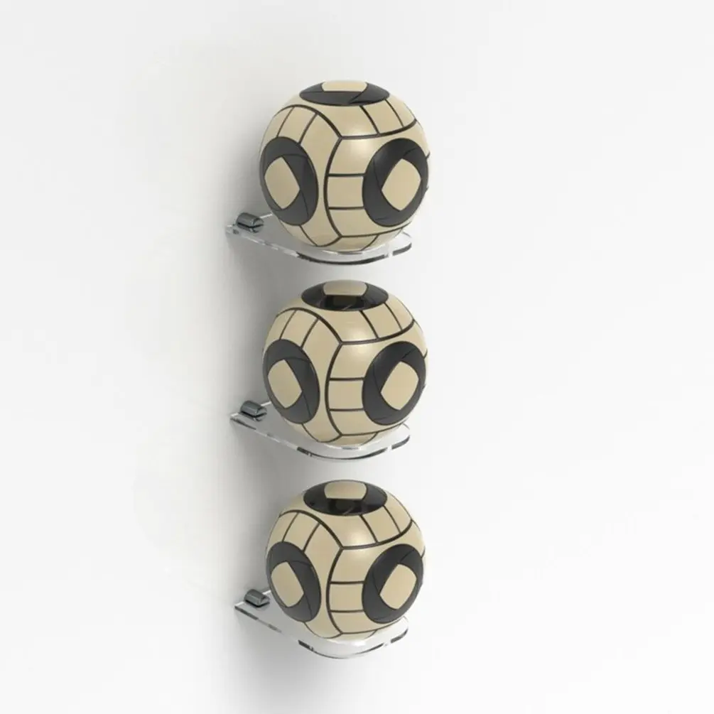 Acrylic Football Display Stand Wall Mounted Ball Holder Household Signed Autographed Basketball Showing Shelf Home Organizer 5