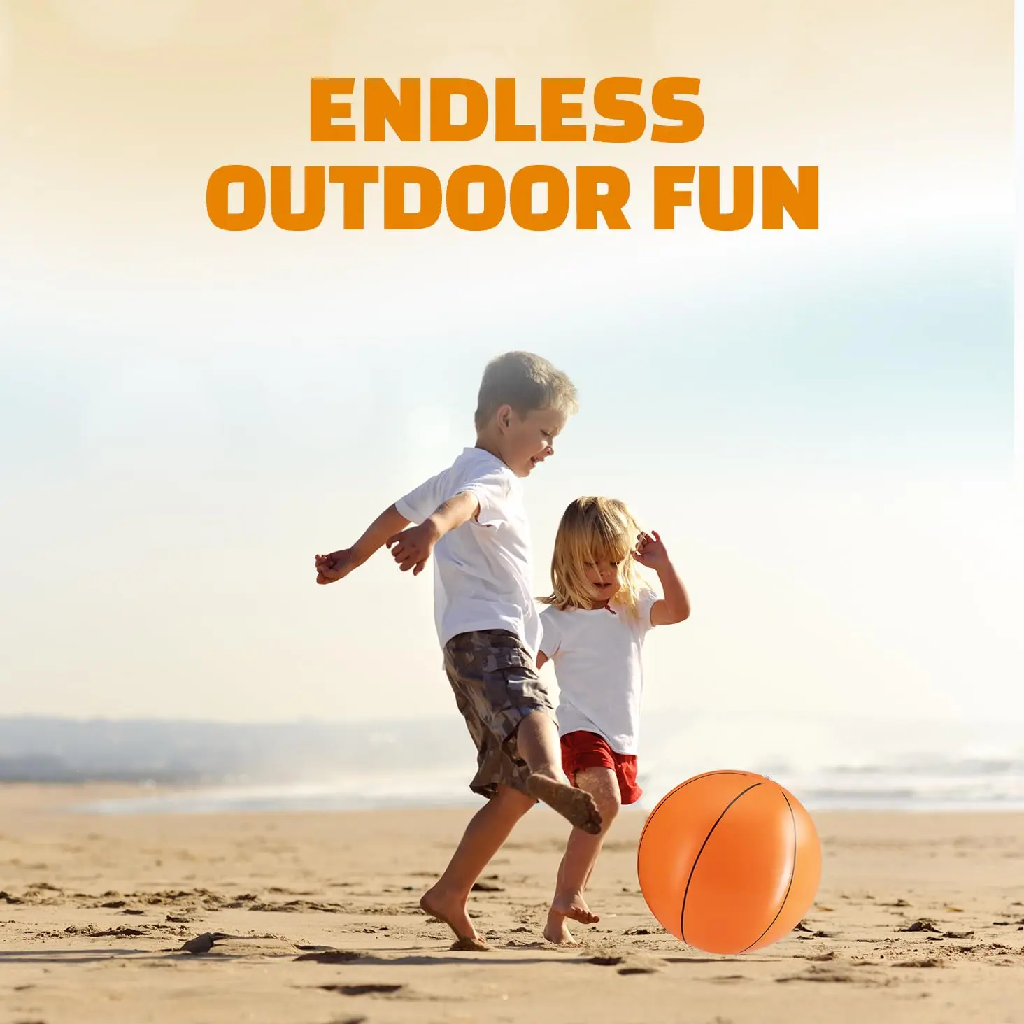 Inflatable Basketballs 16 inch, Beach Balls for Sports Themed Birthday Parties, Beach Pool Party Toys,Summer Game,Favors for Kid 5