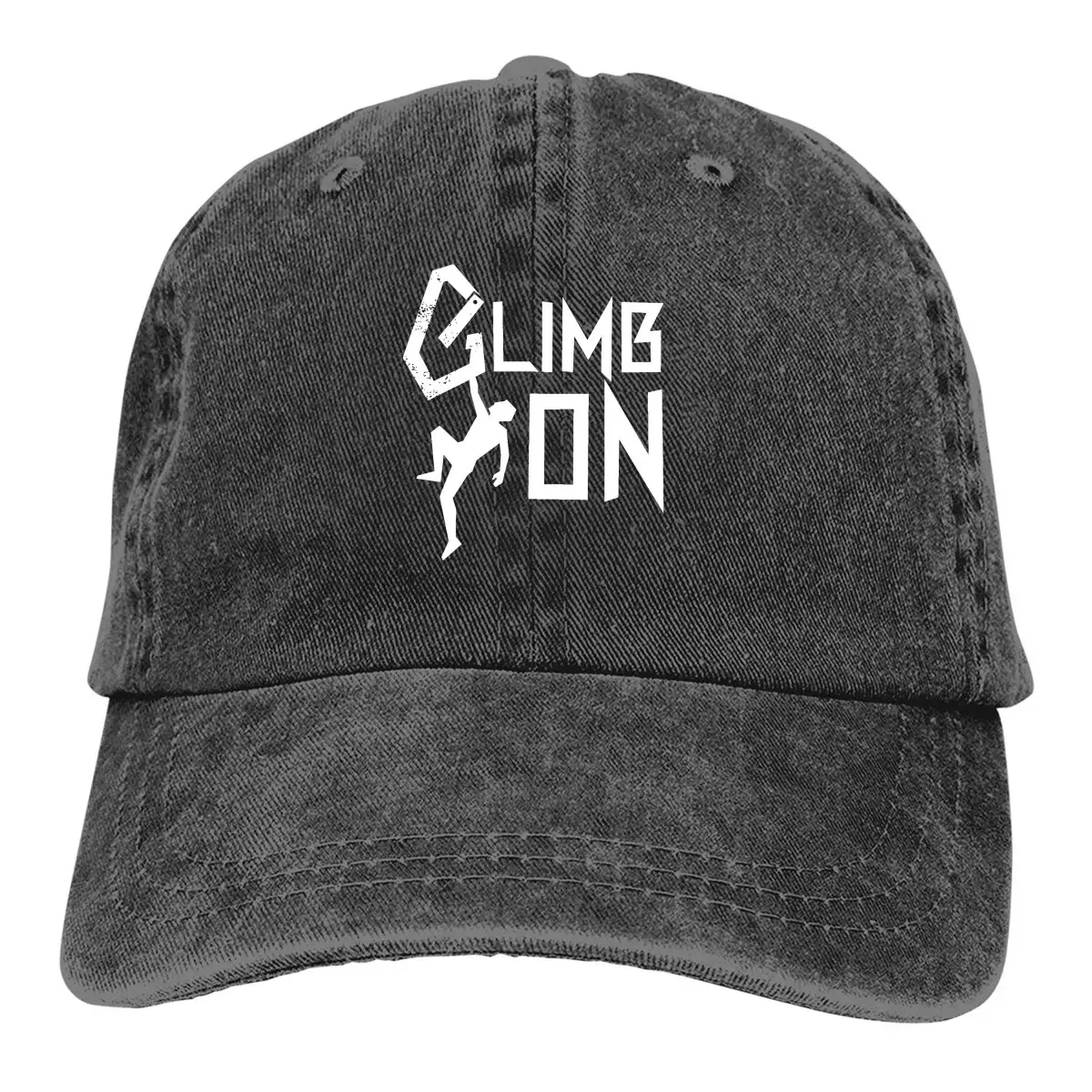 

Pure Color Cowboy Hats Climbing On Rock Women's Hat Sun Visor Baseball Caps Mountain Climber Peaked Trucker Dad Hat