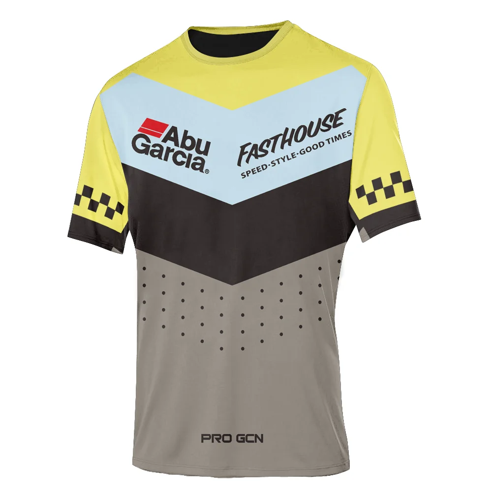 thumbnail image 1 of Nuevas camisetas de descenso del equipo FASTHOUSE 2023, ropa de motocross, camisetas de ciclismo para hombres, camisetas de carreras todoterreno DH, camisetas de bicicleta con locomotora, 1 of 5