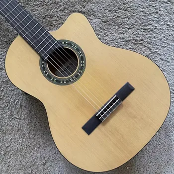 H868 Genuine LaMancha Romero Granito 32 Electric&Classical Guitar Natural Spruce with Mahogany Authorised Produced