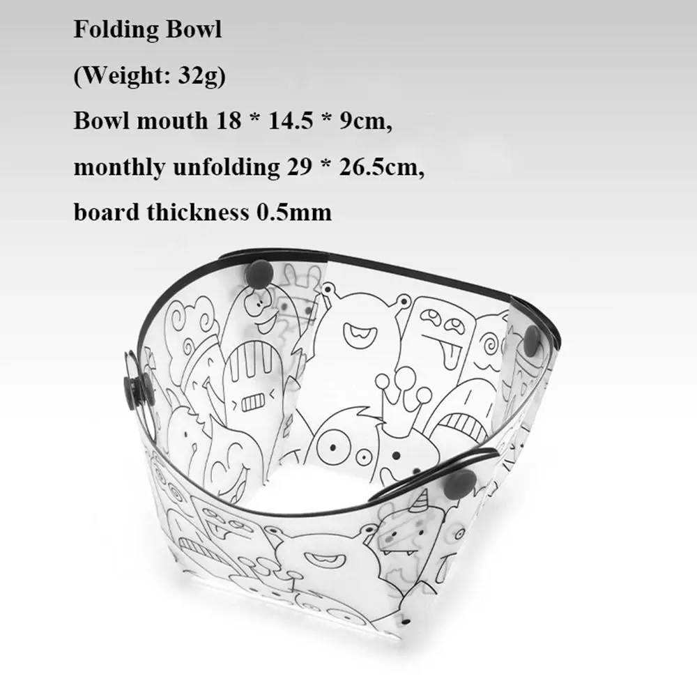 1Pcs Ultra Light Folding Tableware Outdoor Portable Bowls Plates Coffee Filtering Funnels Water Cups Multi-purpose Tableware Set camping cutlery portable tableware portable cutlery titanium tableware