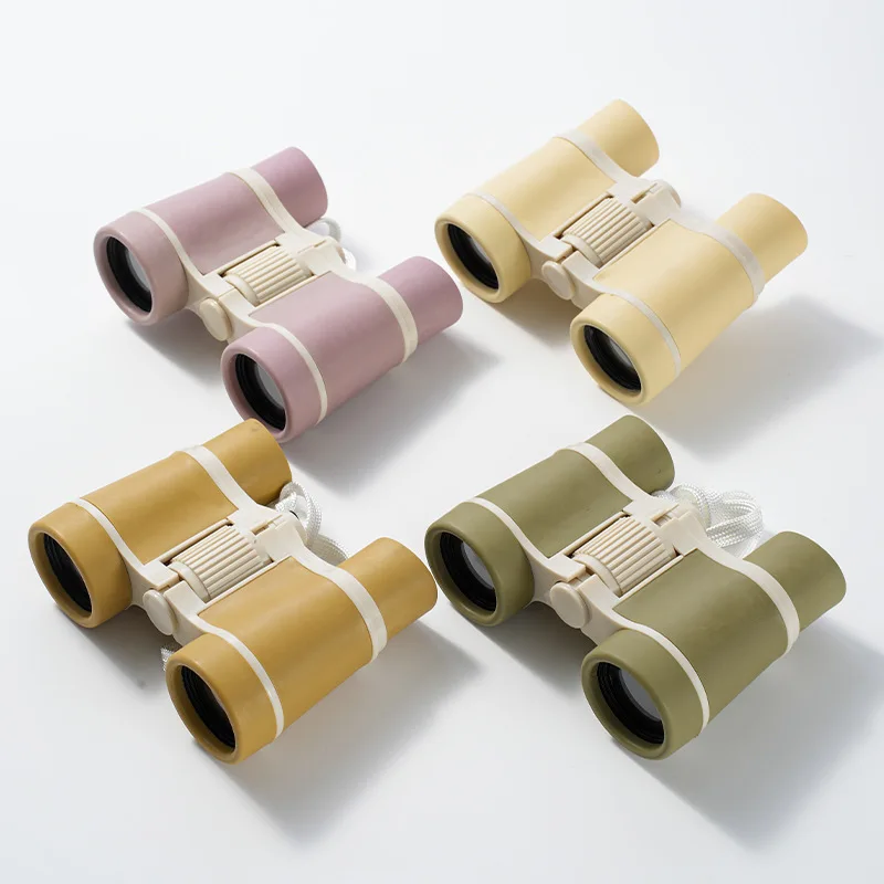 

Binoculars Magnifying Glass Portable Children Magnification Toy Shockproof Telescope for Hunting Birthday Hiking Presents