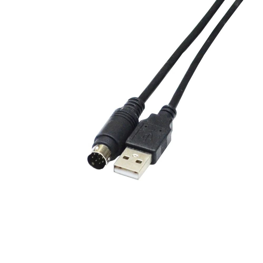 USB A-MINI-DIN 8ピンmd8オスアダプター通信ケーブル6.2151.000