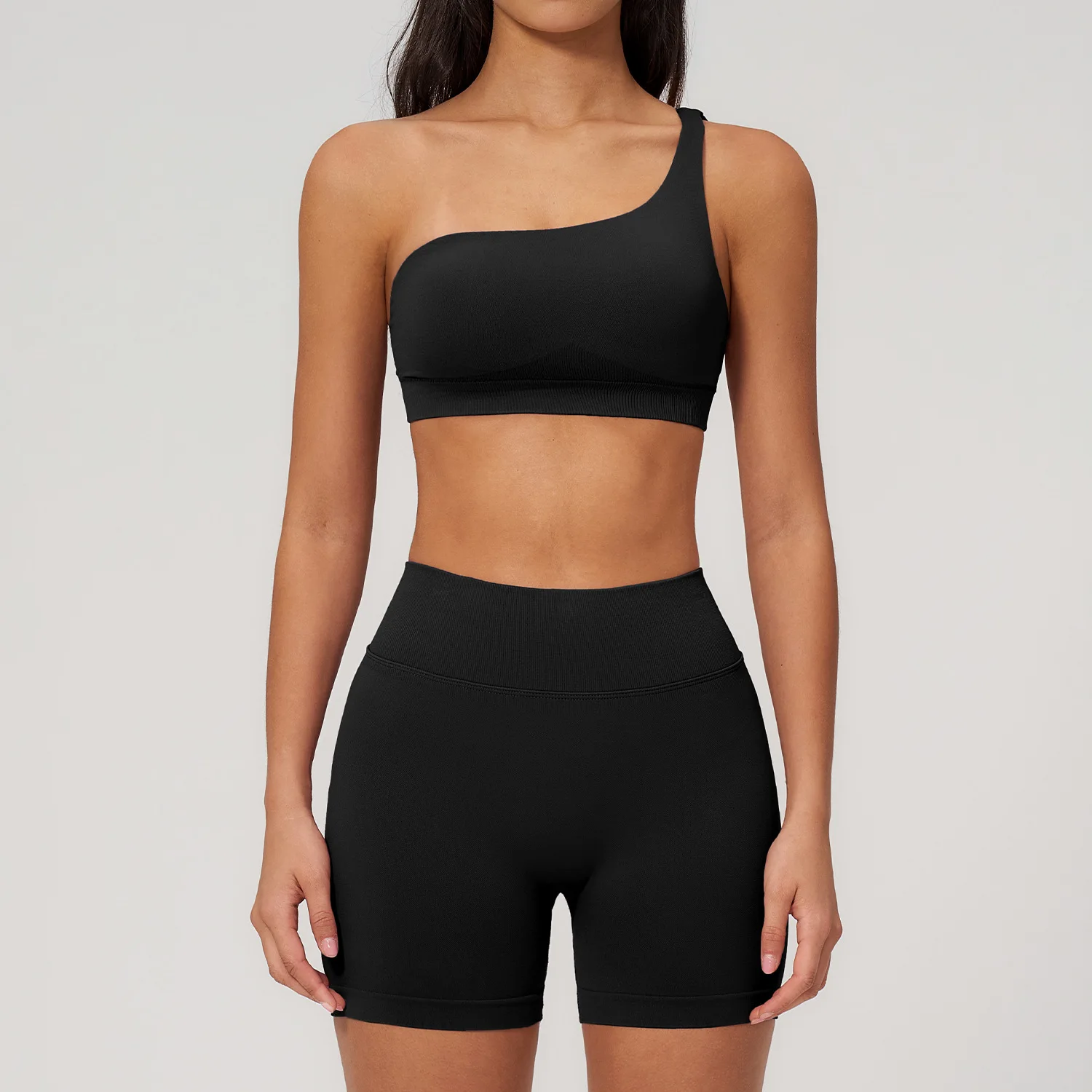 Yoga Sport Outfit For Woman Fitness Women's Two Pieces Short Pant Sets Suits Tracksuit Sportswear Woman Gym Yoga Workout Clothes 6