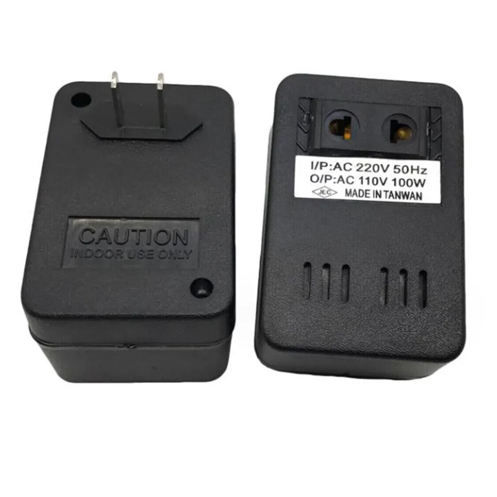 

Voltage Converter Step Down Transformer 100W Power AC 220V to 110V for International Travelers with Safety Features