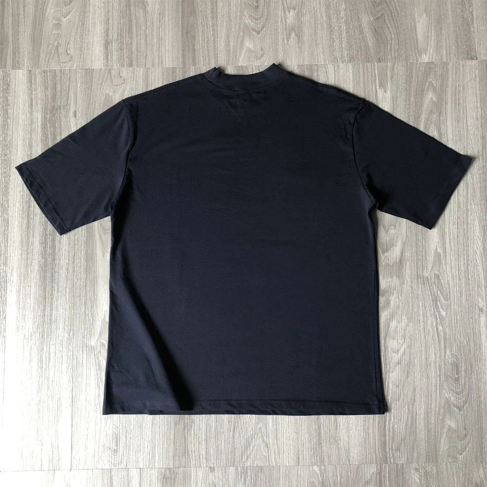 SAINT OF MICHAEL Fashion Streetwear Kanye West Foam Printed Casual Loose Oversized 100%Cotton Tops Tee Unisex T Shirt For Men
