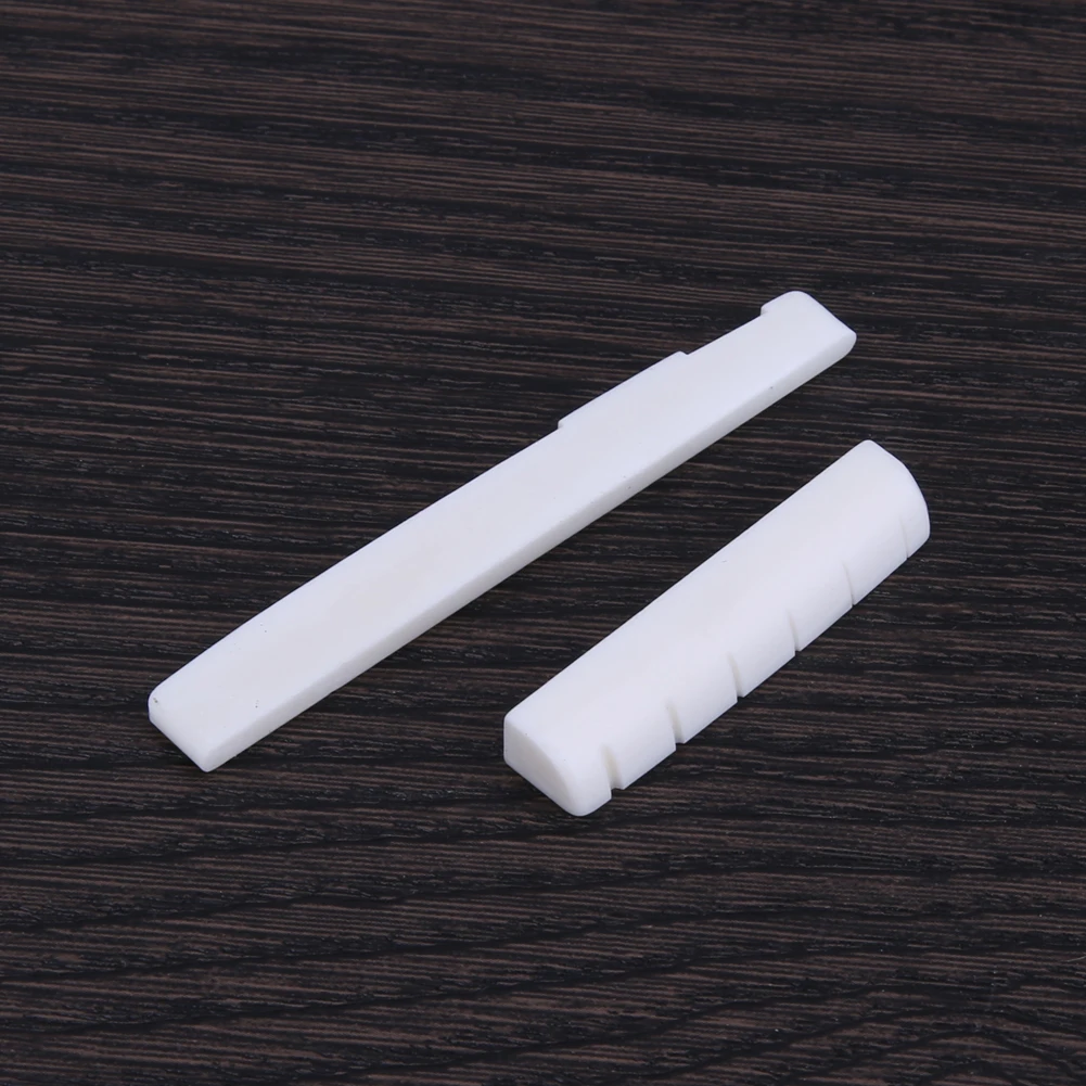 6 String Bone Bridge Saddle for Acoustic Guitar Musical Stringed Instrument Replacement Spare Part Classical Guitar Accessories