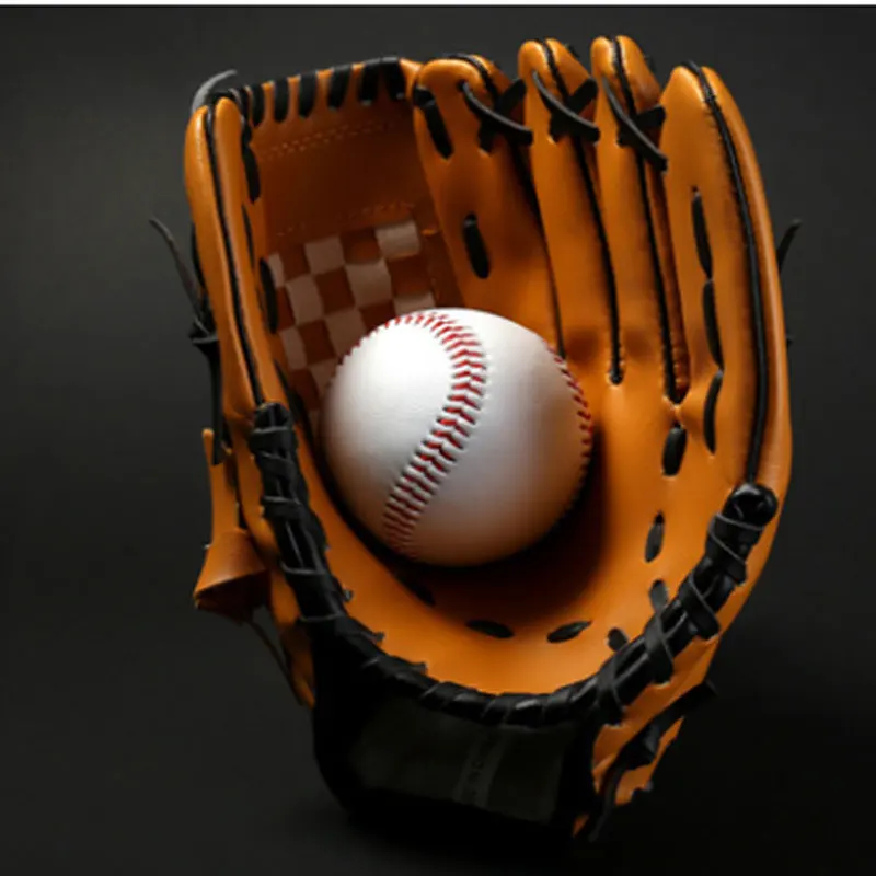 

Outdoor Sports Two Colors Baseball Glove Train Softball Practice Equipment Size Left Hand For Adult Men Women