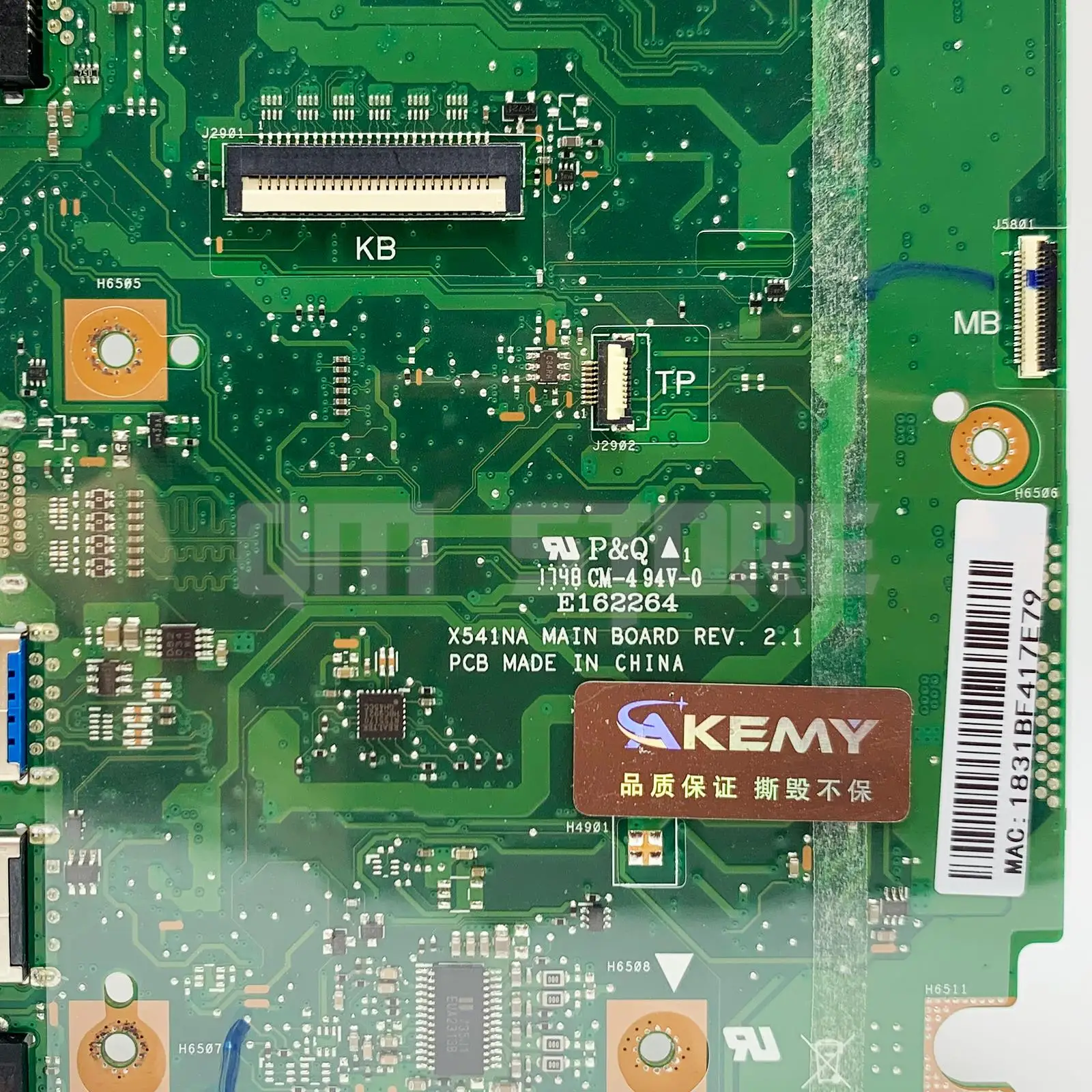 Placa-mãe do Portátil X541n para Asus X541na A541na F541na R541na D541na X541 Mainboard N3350 N4200 4g 2g-ram - Imagem 5