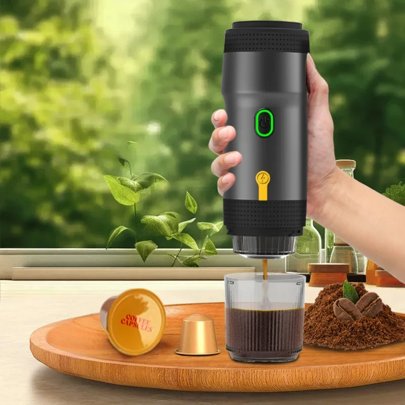 Portable Italian capsule coffee machine electric concentrated capsule small USB portable coffee machine outdoor car home 5