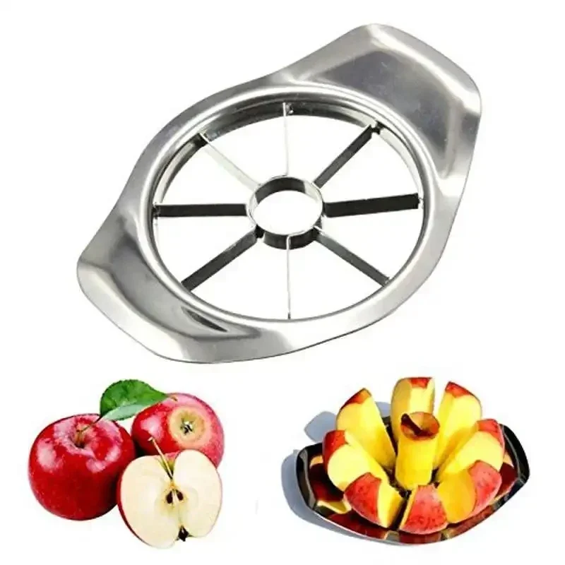 Stainless Steel Fruit Splitter Household Apple Cutter Creative Kitchen Corer Easy to Use Fruit Cutter for Apples 1