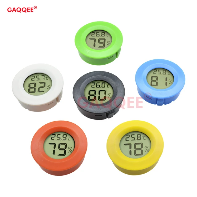 Mini LCD Digital Thermometer Hygrometer Fridge Freezer Tester Temperature  Humidity Meter Detector Thermograph Pet Auto Car - AliExpress