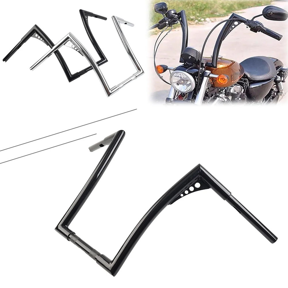 Moto 16 "Rise 1-1/4" Ape Hangers Bar Manubrio Per Harley Touring Softail Flst Fxst Sportster Xl 883 1200
