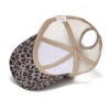 5 Style Leopard Print High Ponytail Ball Cap Women Snapback Summer Mesh Hat Female Fashion Hats Casual Adjustable Cap 4