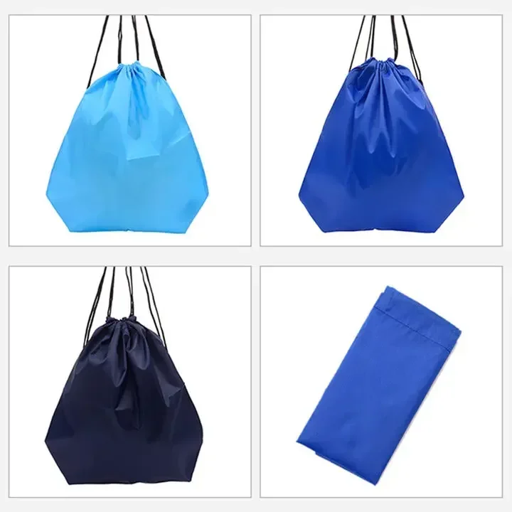 Sac De Gym Imperméable Avec Cordon De Serrage - Grand Capacité, Pliable, Pour Sport, Randonnée, Voyage