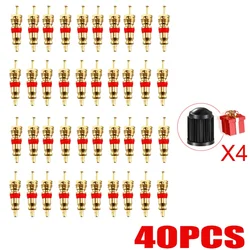 Premium Copper Tire Valve Core Remover for Cars, Motorcycles, Bikes & Bicycles (40pcs)