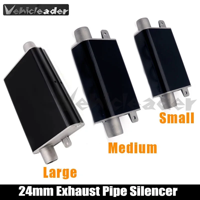 Car Parking Heater Muffler 24mm Exhaust Muffler Heater Exhaust Silencer Pipe Upgraded Clamp Bracket Webasto Eberspache diesel heater exhaust pipe,air diesel heater duct pipe,air diesel heater,diesel heater,heater duct connector,air heater exhaust connector