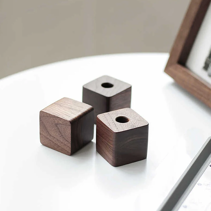 

Creative Wooden Pen Holder Office Desktop Storage Ornaments Minimalist Furnishings Office Supplies Multifunction Storage Box