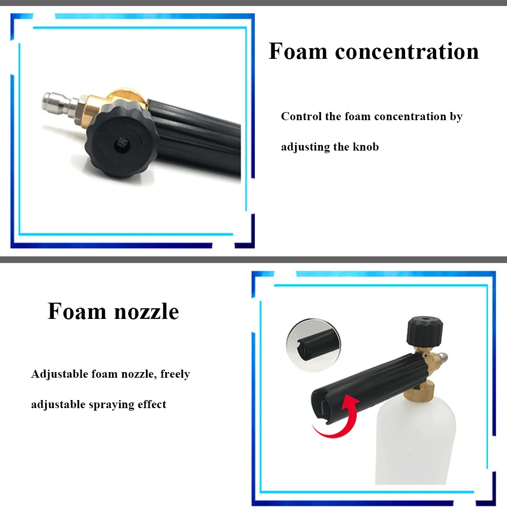 Snow Foam Lance Foam Nozzle Foam Generator Foam Gun For, 43 OFF
