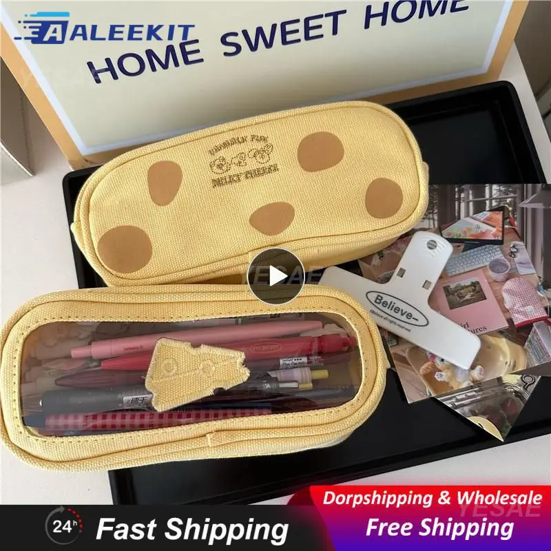 

Молочно-желтый карандаш для сыра, дизайнерский стильный нишевый Многофункциональный модный практичный Лидер продаж, большой контейнер для хранения