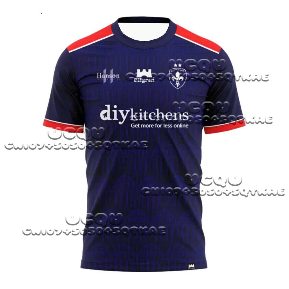 Rugby hombres y mujeres WAKEFIELD TRINITY ropa deportiva Inglaterra moda manga corta suelta transpirable camiseta