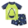 Kids Boy Swimsuit Cool Print 2 Pcs/lot 1-7 Years Summer Children Board Shorts Children Boys Swimwear Beach Surfing 6