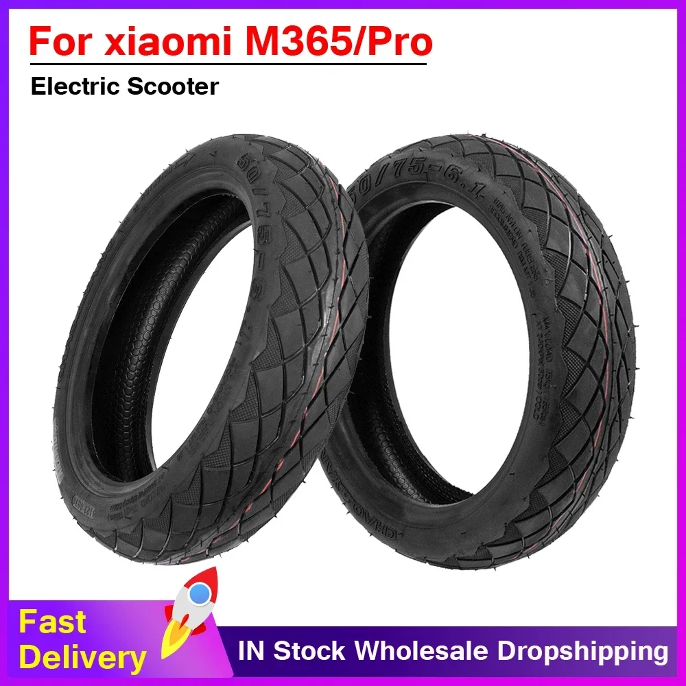 

Шина для электрического скутера 8,5 дюйма для Xiaomi M365 1S Pro Pro2 Kickscooter 50/75-6,1, вакуумная шина с клапаном 8 1/2X2, противоскользящие шины