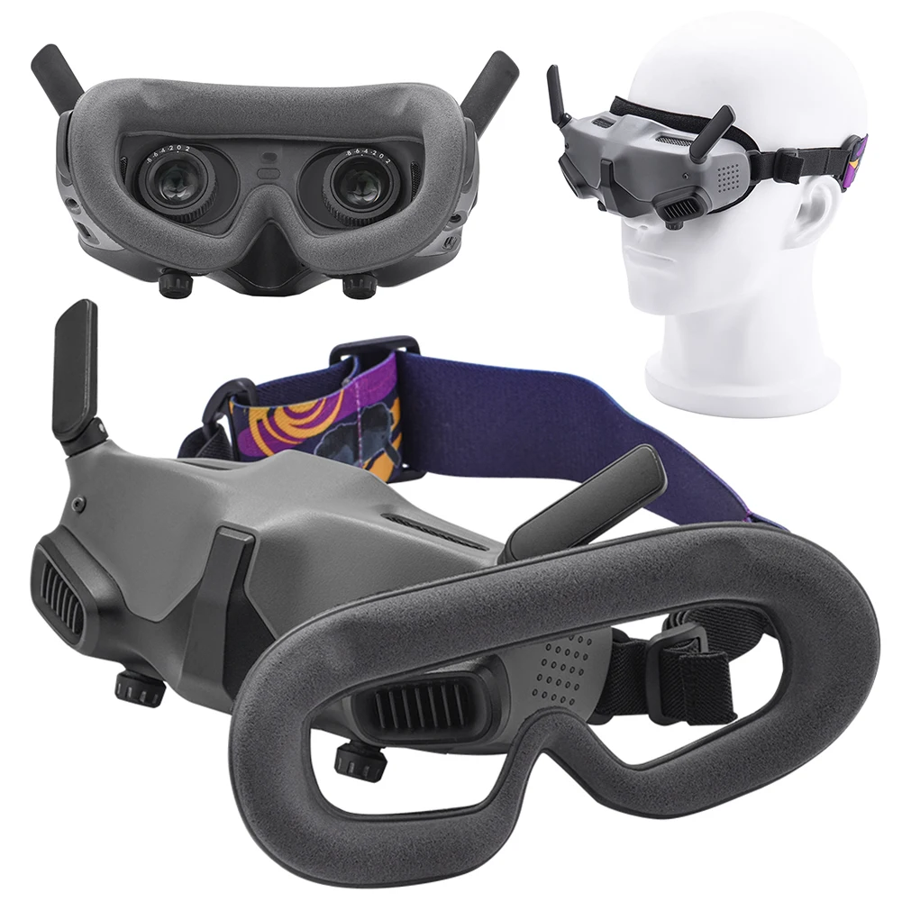 Sponge Eye Pad Anti-Light Leakage Face Padding Accessories Face Cushion Pad Soft Cover for DJI AVATA Goggles 2