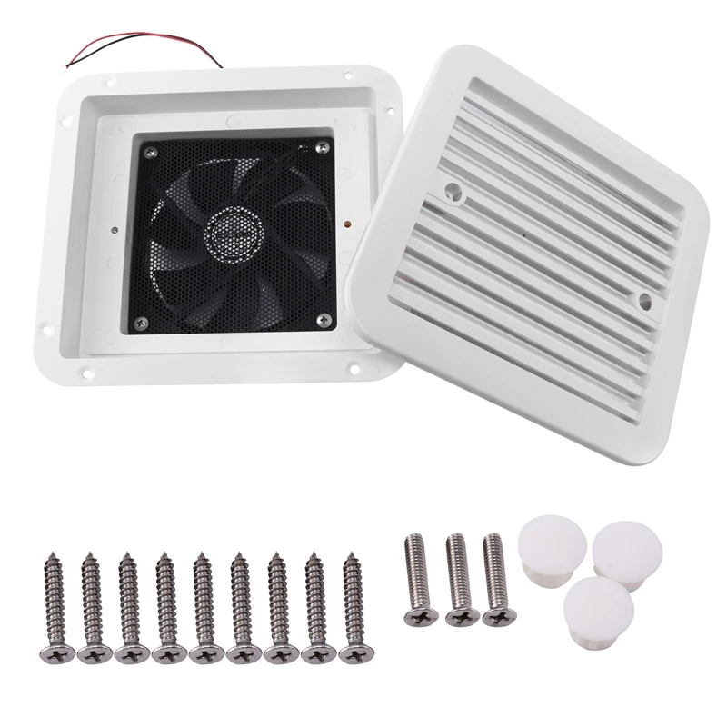12v Universal Rv Motorhome Mute Roof Cooling Trailer Exhaust Fan